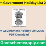 Assam Government Holiday List 2025