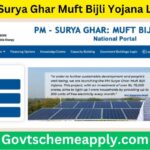 PM Surya Ghar Muft Bijli Yojana List