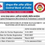 Central Bank of India Recruitment 2025