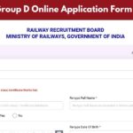 RRB Group D Apply Online