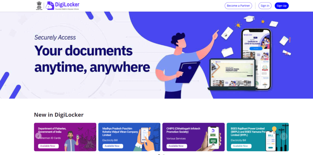 Digilocker Portal