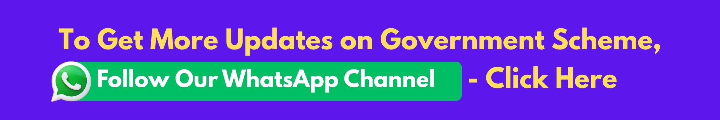 Follow Us on WhatsApp GovtScheme
