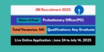 SBI PO Recruitment 2025
