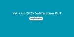 SSC CGL 2025 Notification PDF