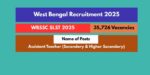 WBSSC SLST 2025