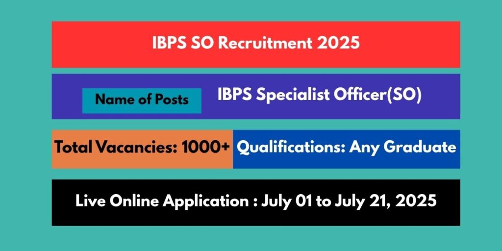ibps so recruitment 2025