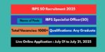 ibps so recruitment 2025