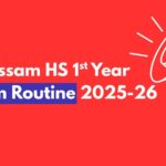 Assam HS 1st Year Exam Routine 2026 PDF